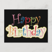 Postale Carte d'anniversaire (Devant)