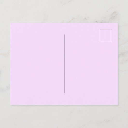 Postale Carte d'anniversaire (Dos)