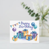 Postale Carte d'anniversaire (Debout devant)