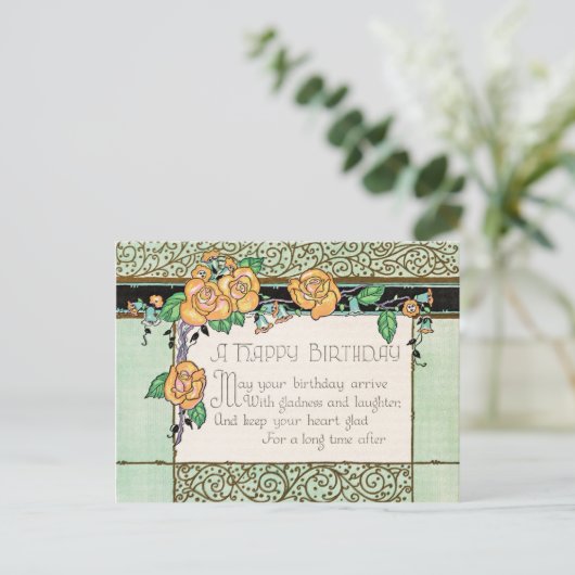 Postale Carte d'anniversaire (Debout devant)