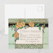 Postale Carte d'anniversaire (Devant / Derrière)