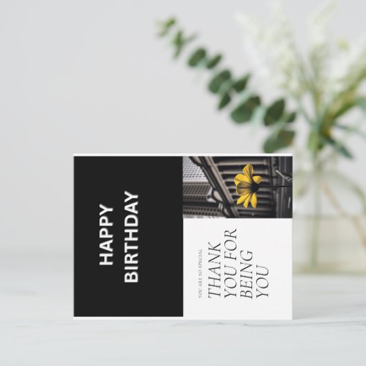 Postale Carte d'anniversaire (Debout devant)