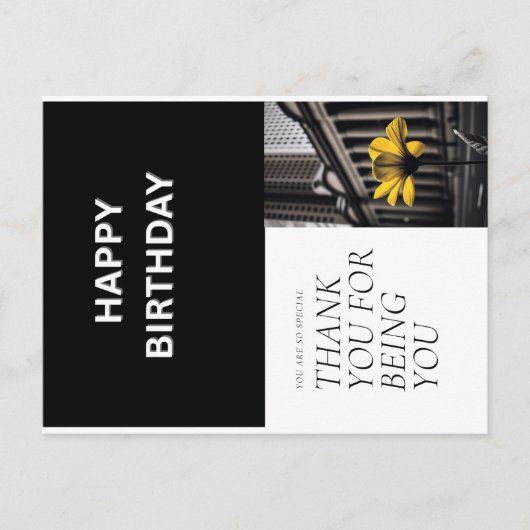 Postale Carte d'anniversaire (Devant)