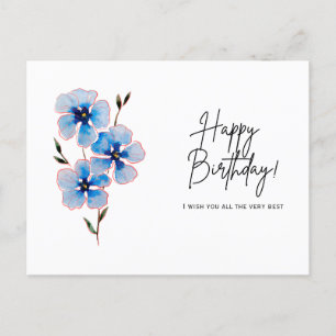Postale Carte d'anniversaire