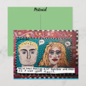 Postale Carte d'anniversaire (Devant / Derrière)