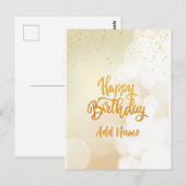 Postale Carte d'anniversaire (Devant / Derrière)