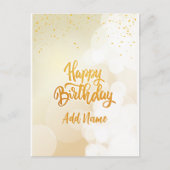 Postale Carte d'anniversaire (Devant)