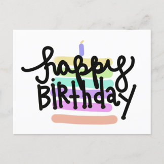 Postale Carte d'anniversaire