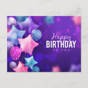 Postale Carte d'anniversaire