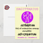 POSTALE CARTE D'ANNIVERSAIRE (Devant / Derrière)