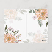 Postale Carte d'anniversaire (Dos)