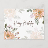 Postale Carte d'anniversaire (Devant)