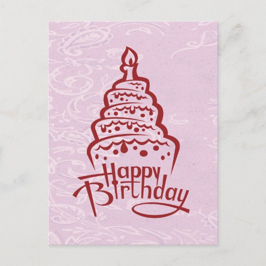 Postale Carte d'anniversaire (Devant)