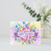 Postale Carte d'anniversaire (Debout devant)