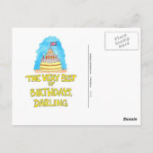 Postale Carte d'anniversaire BRITANNIQUE de Nicole Janes (Dos)