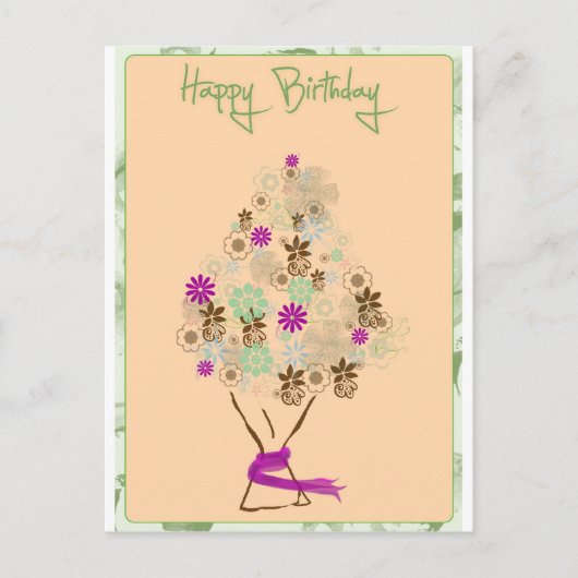 Postale Carte d'anniversaire classique (Devant)