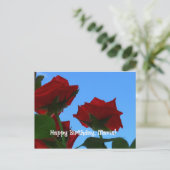 Postale carte d'anniversaire de bienvenue (Debout devant)