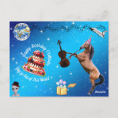 Postale Carte d'anniversaire de Charlotte (Dos)