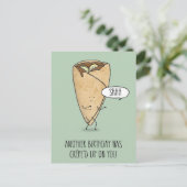 Postale Carte d'anniversaire de crêpe (Debout devant)