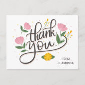 Postale Carte d'anniversaire de style moderne (Devant)