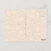 Postale carte d'anniversaire de voeux Wenny l'ours  (Dos)