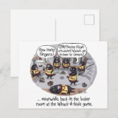 Postale Carte d'anniversaire drôle - Whack-a-Mole (Devant / Derrière)