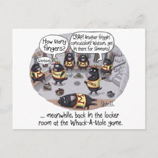 Postale Carte d'anniversaire drôle - Whack-a-Mole