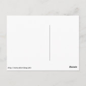 Postale Carte d'anniversaire édition standard blanche (Dos)