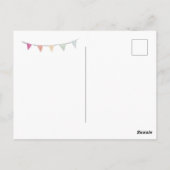 Postale Carte d'anniversaire escargot (Dos)