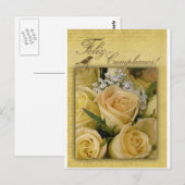 Postale Carte d'anniversaire Feliz Cumpleanos (Devant / Derrière)