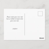 Postale Carte d'anniversaire Franc-Maçon Maçon (Dos)