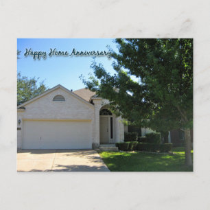 Postale Carte d'anniversaire Happy Home
