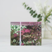 Postale Carte d'anniversaire Hydrangea sous Parasol (Debout devant)