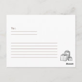 Postale Carte d'anniversaire joyeuse (Dos)