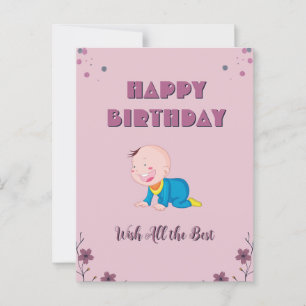 Postale Carte d'anniversaire personnalisée avec photo