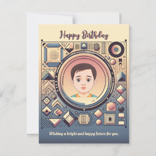 Postale Carte d'anniversaire personnalisée inspirée par le
