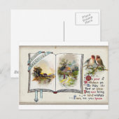 Postale Carte d'anniversaire postée le 14 mai 1911 (Devant / Derrière)