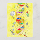 Postale Carte d'anniversaire pour les nerds de la science (Devant)