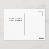 Postale Carte d'anniversaire Romains 10:15 (Dos)