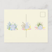 Postale Carte d'anniversaire tardif (Dos)