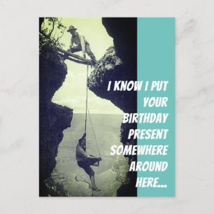 Postale Carte d'anniversaire tardive