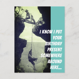 Postale Carte d'anniversaire tardive