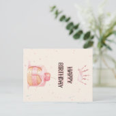Postale Carte d'anniversaire très heureuse (Debout devant)