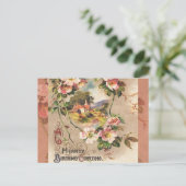 Postale Carte d'anniversaire vintage (Debout devant)