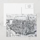 Postale Carte d'Anvers (Devant / Derrière)