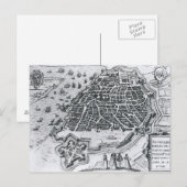 Postale Carte d'Anvers, 1598 (Devant / Derrière)