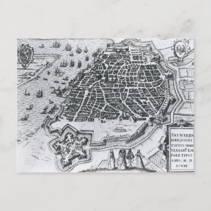 Postale Carte d'Anvers, 1598