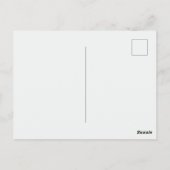 Postale Carte d'aquarelle Holly Branch (Dos)