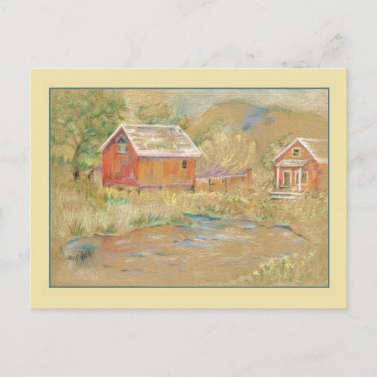 Postale Carte d'arrêt de la ferme (Devant)