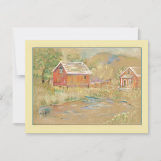 Postale Carte d'arrêt de la ferme